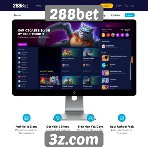 Análise da interface do usuário no site 288bet
